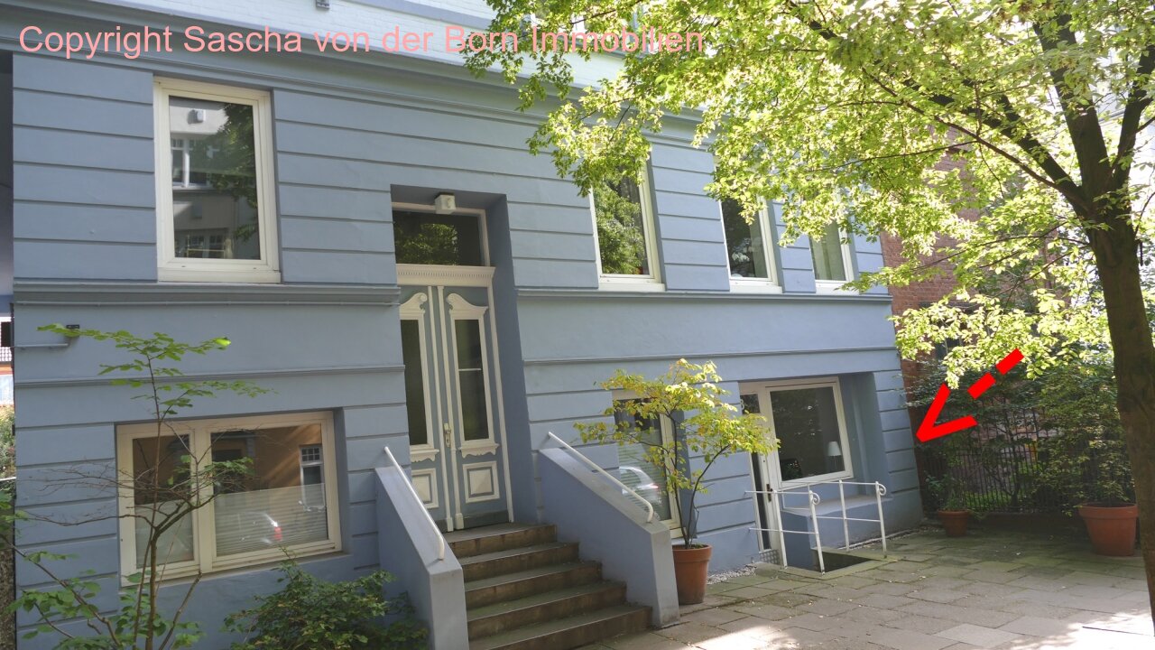 Hamburg: Ruhiges Winterhude: 3 Zimmer Wohnung im Souterrain mit Terrasse / modernisiert / Attraktiver Innenhof  Hamburg: Ruhiges Winterhude: 3 Zimmer Wohnung im Souterrain mit Terrasse / modernisiert / Attraktiver Innenhof