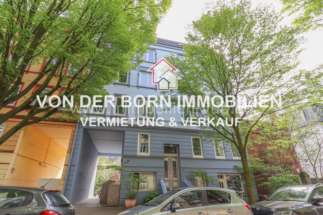 Hamburg: Ruhiges Winterhude: Schöne 3 Zimmer Wohnung (1. OG) mit Balkon / Holzdielen / Einbauküche / Attraktiver Innenhof   Hamburg: Ruhiges Winterhude: Schöne 3 Zimmer Wohnung (1. OG) mit Balkon / Holzdielen / Einbauküche / Attraktiver Innenhof