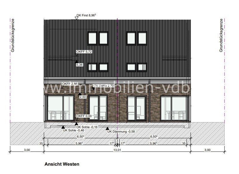 Sofort bebaubares Grundstück für Doppelhaus oder individuelles Einfamilienhaus in ruhiger Lage von Barsbüttel-Willinghusen – Baugenehmigung vorhanden. 